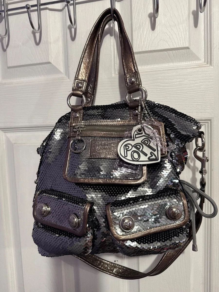 Coach Poppy Tote Silver Bags & Handbags for Women for sale | eBay