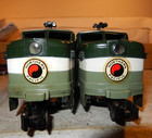 American Flyer Rare 490+2 Dual Motor Northern Pacific Diesel Set Close to New — photo 2