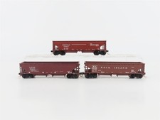 LOT of 3 N Scale Atlas CMSTP&P/RI/ATSF Open 2...