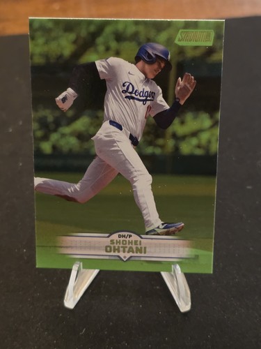 2025 Topps Stadium Club Shohei Ohtani Dodgers Lime Green Parallel #58 Baseball