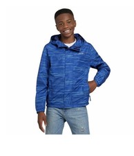 Eddie Bauer Boy Youth Size L 14/16 Blue Light Weight Jacket NWT