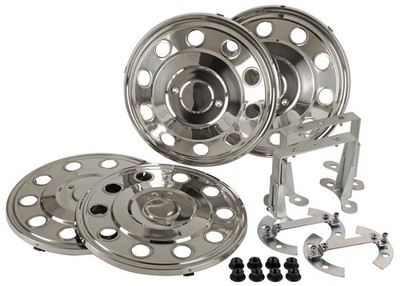 4x Radzierblenden 16'' passend für Ford Transit Wohnmobil Challenger Genesis 47