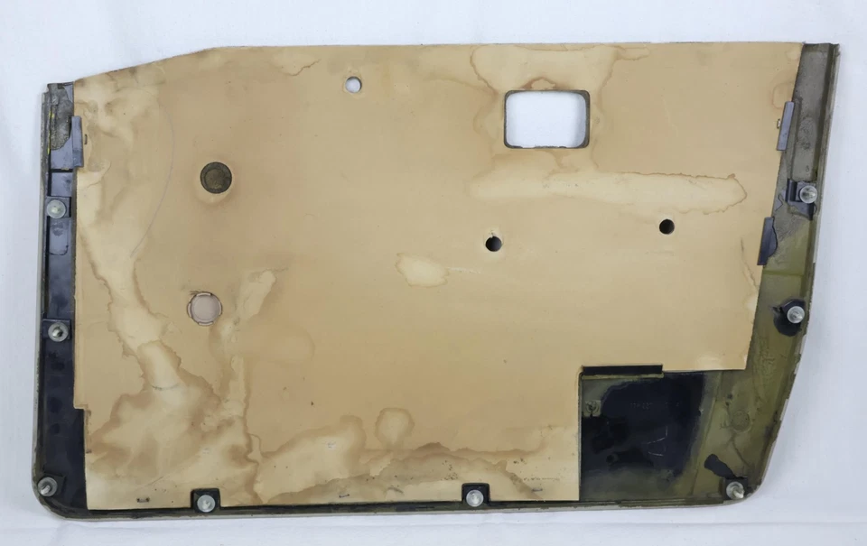 Juego de tarjetas de panel de puerta interior beige perla BMW *LIMPIO* E28 528e 528i 535i M5 Foto 4 de 4