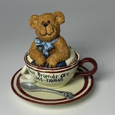2003 Boyd's Bears Teabearies "Best Friends Are Life Savers  Teacup Resin