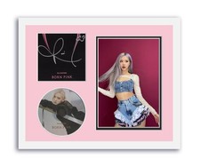 Blackpink Rose Autographed Signed 11x14 Custom Framed CD Photo Born Pink ACOA