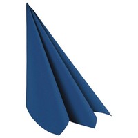 50X Servietten Airlaid 40X40Cm 1/4 -Falz StoffäHnlich Hochwertig Dunkelblau