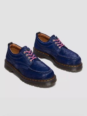 Dr. Martens x Awake Lowell Hair-On Moc Toe Navy US 7 EUC