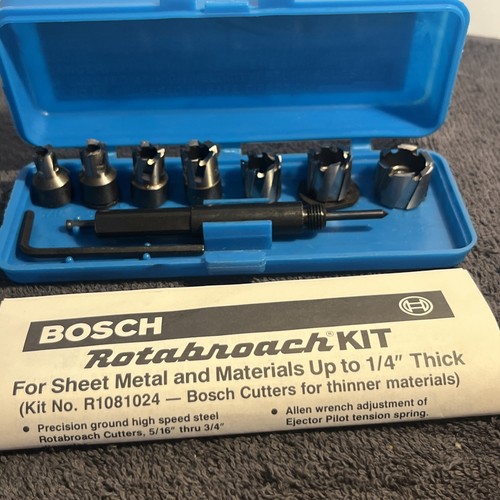 Bosch Rotabroach Kit Sheet Metal Cutter Set R1081024 | eBay