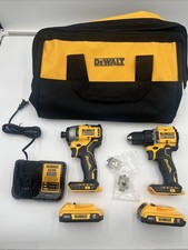 DeWalt DCF809 Impact Driver And DCD794 Drill Driver Kit w/ 2 2ah Batteries