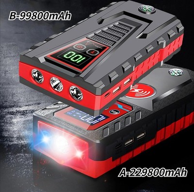 Car Jump Starter 229800mAh Max 12v Booster Jumper Box Power Bank Battery Charger