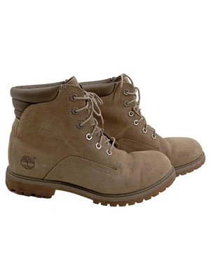 Timberland Bottes Femme Beige Nubuck Cuir Outdoor Élégant (EU 40) - Photo 1/4