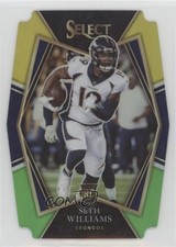 2021 Panini Select Premier Level Green & Yellow Prizm Die-Cut Seth Williams 2l4