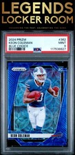 2024 Panini Prizm #362 Keon Coleman Blue Choice 14/14 PSA 9