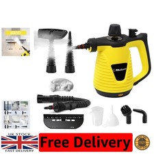 1050W Handheld Steam Cleaner with 9 Accessories - Chemical-Free Multi-Surface