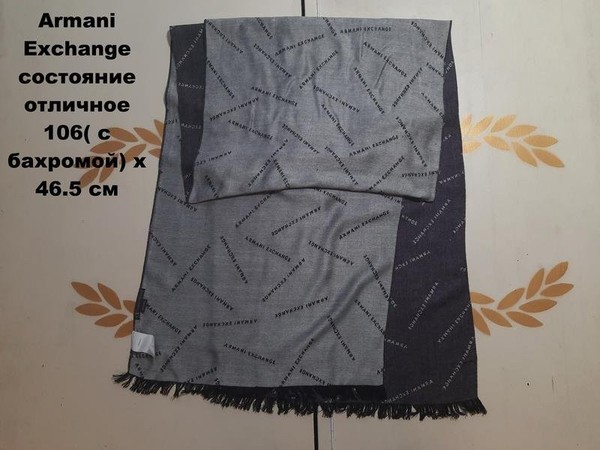 Women Armani Exchange Scarf Grey One size