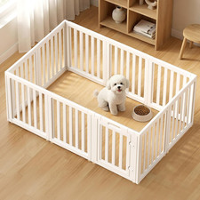 Dog Playpen,Clear Dog Pen, Acrylic Dog Pen  Easy to Install and Remove Dog Play P