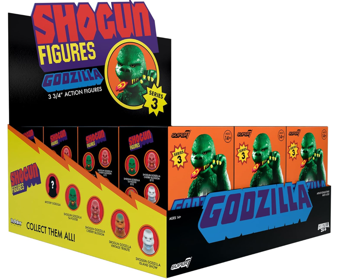 Super7 Toho Blind Box Wave 09 Shogun V3 Godzilla Series 3 12pc