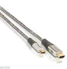 New Phillips , Gold Plated HDMI to HDMI Mini Cable: 2M - 6 FT