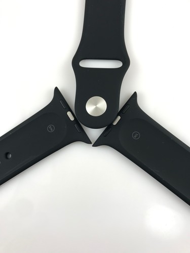 Oryginalny pasek sportowy Apple watch 38mm 40mm 41MM NOWY 42MM czarny 1. generacji srebrny pin - Zdjęcie 7 z 12