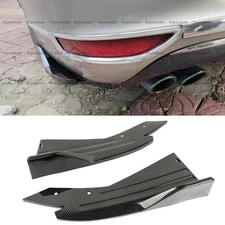 For Dodge Challenger SRT SXT Rear Bumper lip Spoiler Splitter Diffuser Carbon 