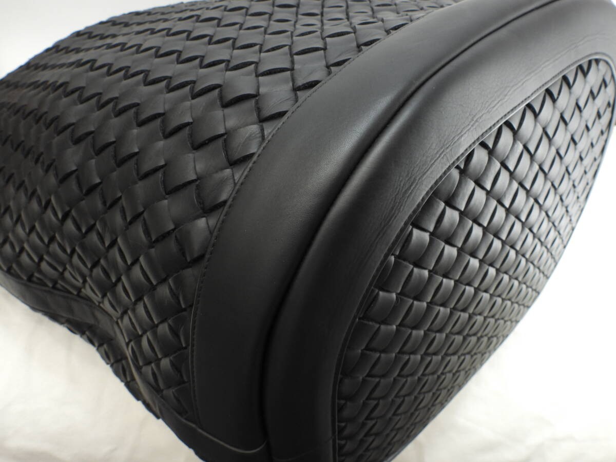 Bottega Veneta Extra Large S Tote Bag Black Leather thumbnail 5