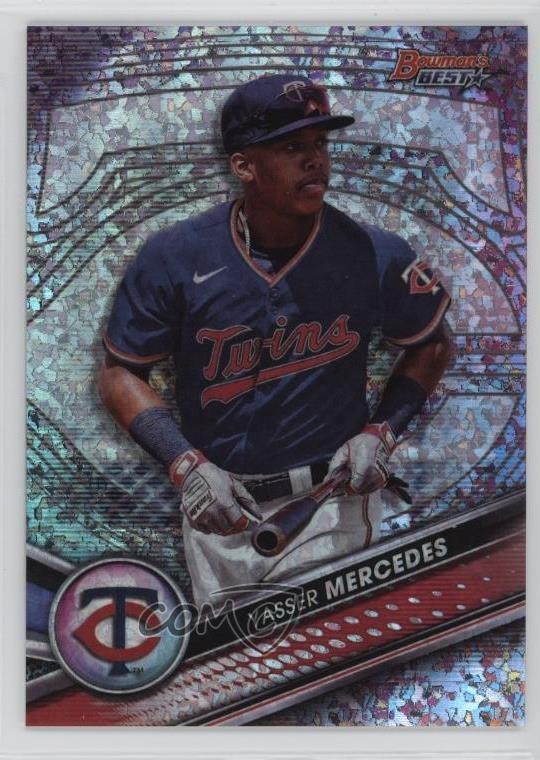 2022 Bowman's Best Top Prospects Mini-Diamond Refractor /299 Yasser Mercedes 6o3