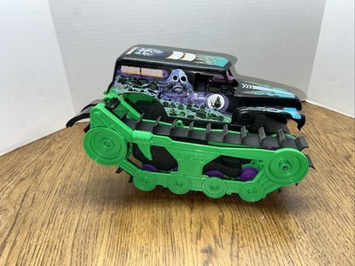  Monster Jam Grave Digger Trax R/C Power Blinks- No Remote Or Charger 