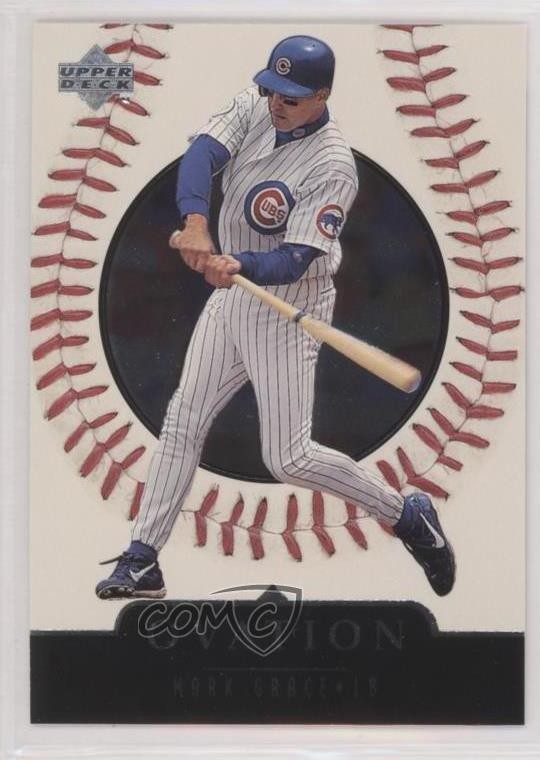 1999 Upper Deck Ovation Mark Grace #7 0b7