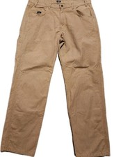 Tyndale Classic Casual Work Pants Men's 38x32 Beige Flame Resistant Utility FR