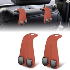 2 Packs Car Seat Hooks, Car Headrest Hook, Car Purse Hook Seat Back Hanger Stora