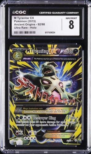 M Tyranitar-EX graded CGC 8 for sale on eBay