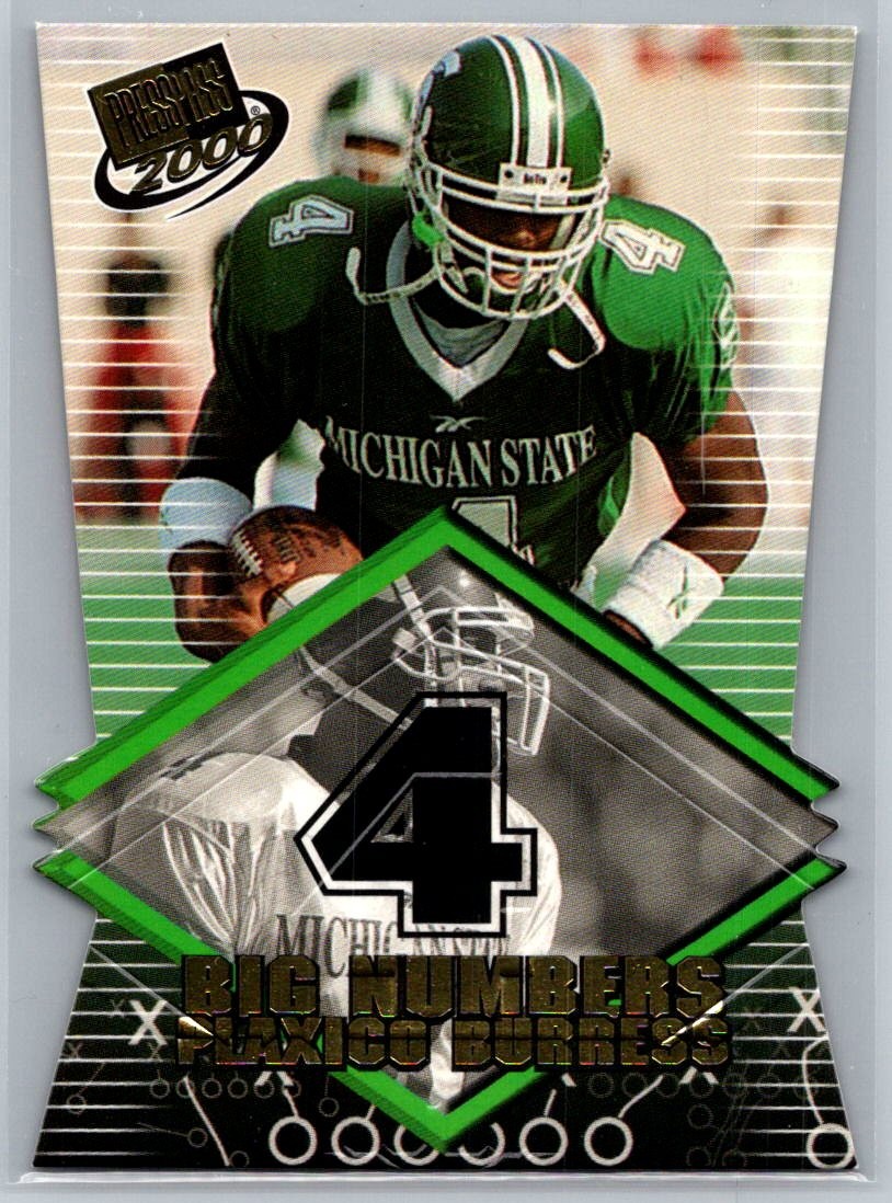 Plaxico Burress Press Pass Big Numbers #BN4 Big Numbers