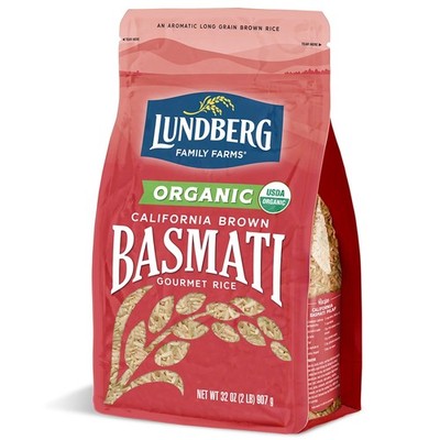 Organic Basmati, LongGrain Brown Rice   NonSticky, Fluffy & Aromatic, 32 Oz