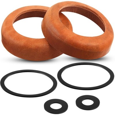Schwengelpumpe Dichtungssatz 2er Pack für Handpumpen, Rindsleder, 90 mm, 6 Stück