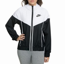 Nike Windrunner Sportswear Jacket Women  s SZ S Small Black/White BQ4715-011 NWT