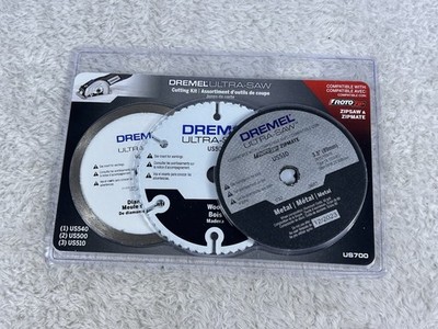 Dremel US700 Ultra-Saw 6 Piece Cutting Wheel Kit 1 - US540, 2 - US500, 3 - US510