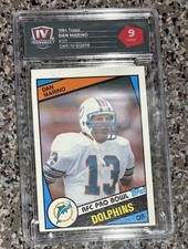 1984 Dan Marino Topps #123 Rookie Football Card Graded 9 Mint RC Nice!!. rookie card picture