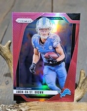 2024 Panini Prizm - Amon-Ra St. Brown #95 Pink Prizm