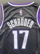 Dennis Schroder Signed Autographed Sacramento Kings Jersey Germany Psa/Dna Coa
