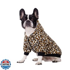 French Bulldog Clothes Dog Hoodie Sweatshirts with Pockets for Small Dogs Pup