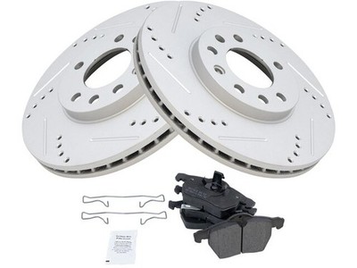 For 1999-2005 Saab 95 Brake Pad and Rotor Kit Front 96135DWRX 2000 2001 2002
