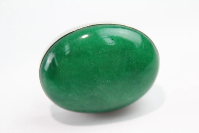 29 Sterling Silver Ring Quartzite Statement Cabochon Chunky (21g)