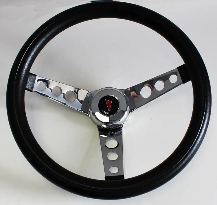 Pontiac GTO Tempest Firebird 1969-1993 volante LeMans Grant negro 13 1/2" Foto 4 de 4