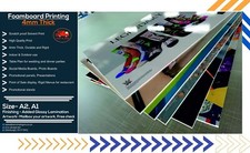 Custom printed foamboard prints event signage wedding signs board rigid plastic