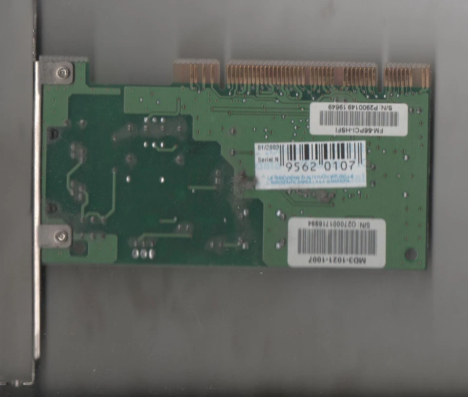 Scheda modem Conexant FM-56PCI-HSFI MD3-1021-1007 USATA - Image 2 of 2