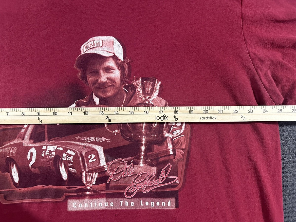 Winners Circle Dale Earnhardt Legend Ringer Shirt 2XL Red
