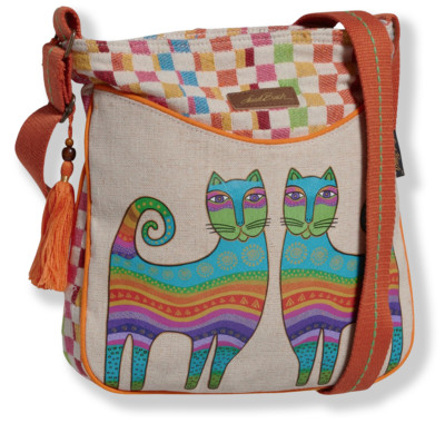 Laurel Burch Cats Prisma Crossbody Bag / Purse - NWT Womens Multi - #45954-N4