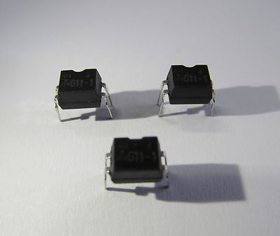 10 Stück/pcs - SFH611-1 SIEMENS 2,8kV TRIOS High Reliability Optokoppler DIP4