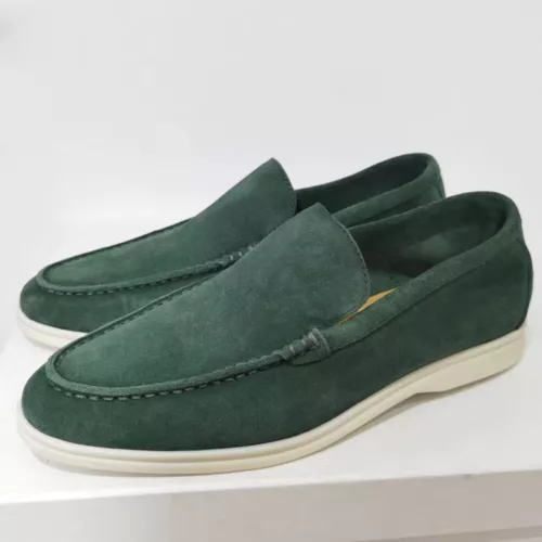 Mocasines informales de gamuza estilo británico para hombre ligeros sin cordones zapatos cómodos 38-48 - Imagen 32 de 46