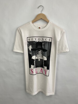 2016 Beyonce Slay Sexy girl Black rap t-shirt rare retro size M